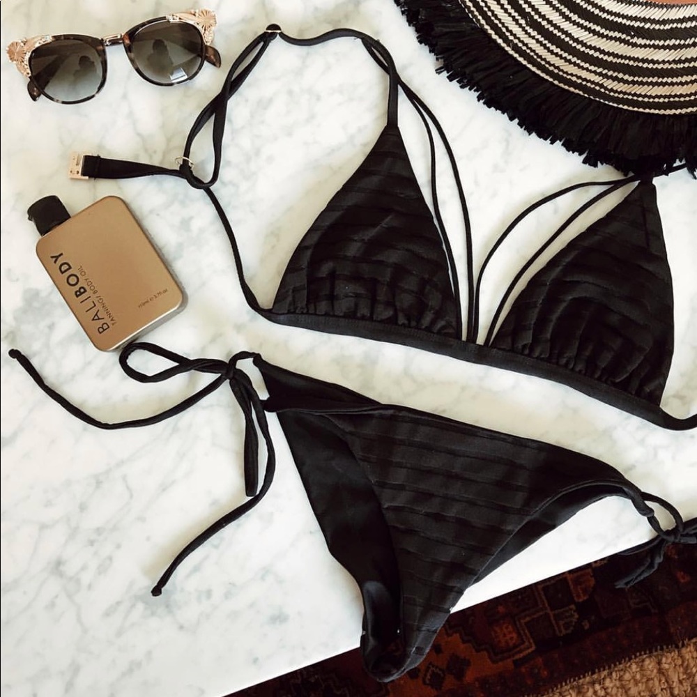 Beach Riot Black Bikini set
